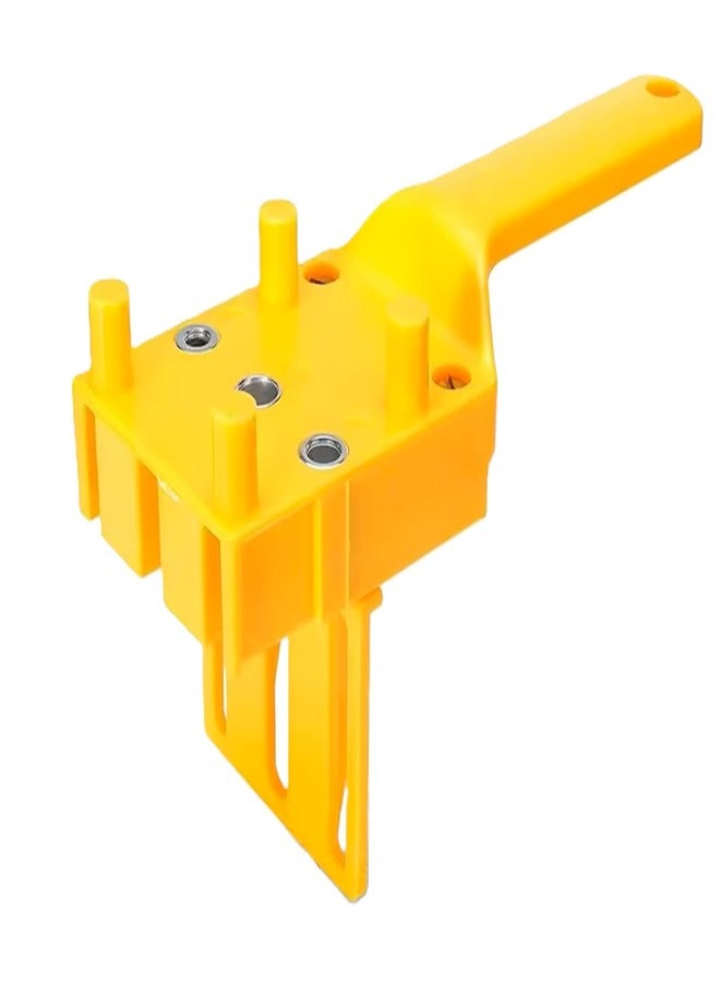RetLeen Self-Centering Doweling Jig 6/8/10mm - Handheld Woodworking Drill Guide for Straight Holes, ABS Plastic Pocket Hole Jig for Carpentry Dowel Joints - Image 1